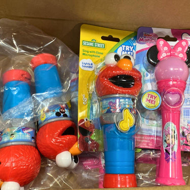 Licensed Sing With Me Lights & Sounds Microphone Assorted (48 Pcs Lot) - Discount Wholesalers Inc
